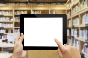 (Photo) Tablet in Library